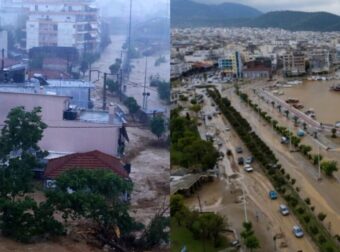 Δεν υπάρχουν λόγια: Συγκλονιστικό βίντεο με τον Βόλο από ψηλά… «πνιγμένο» στις λάσπες