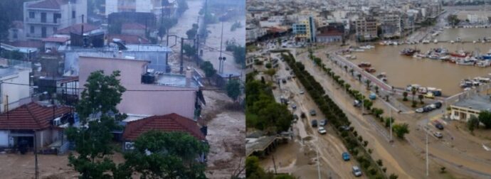 Δεν υπάρχουν λόγια: Συγκλονιστικό βίντεο με τον Βόλο από ψηλά… «πνιγμένο» στις λάσπες