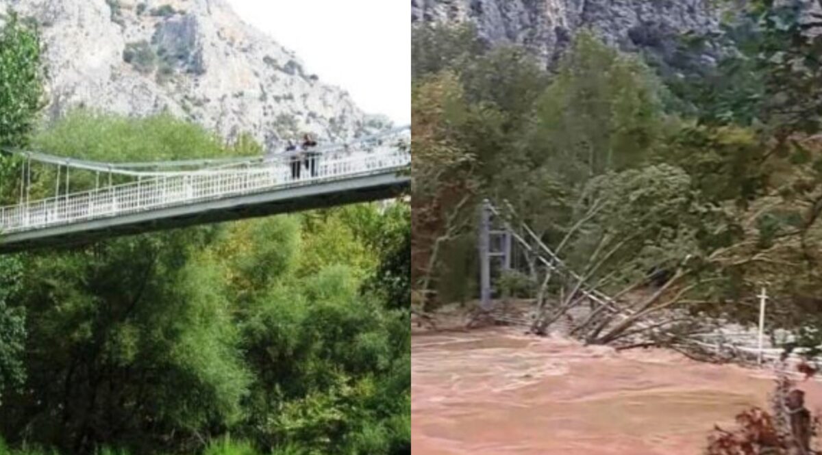 Αδιανόητες εικόνες: Αδιάβατη λίμνη για χιλιόμετρα η Eθνική Oδός μετά τα Τέμπη – Κομμένη στα δύο η χώρα