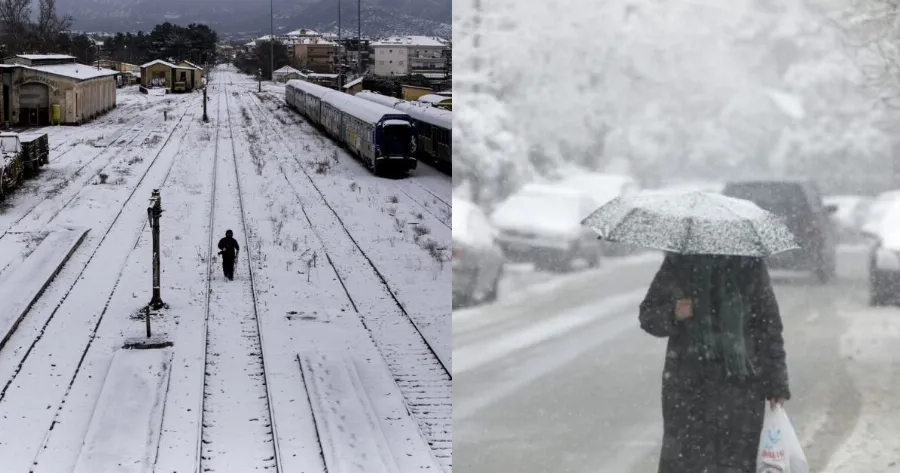 Νέο έκτακτο δελτίο καιρού: Μπαίνει στην «κατάψυξη» η χώρα – Σε ποιες 4 περιοχές θα χιονίσει σήμερα, Δευτέρα